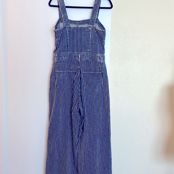 Denim stripe jumpsuit - Picture 2 of 8